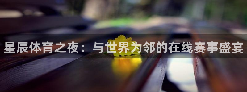 星辰体育之夜：与世界为邻的在线赛事盛宴